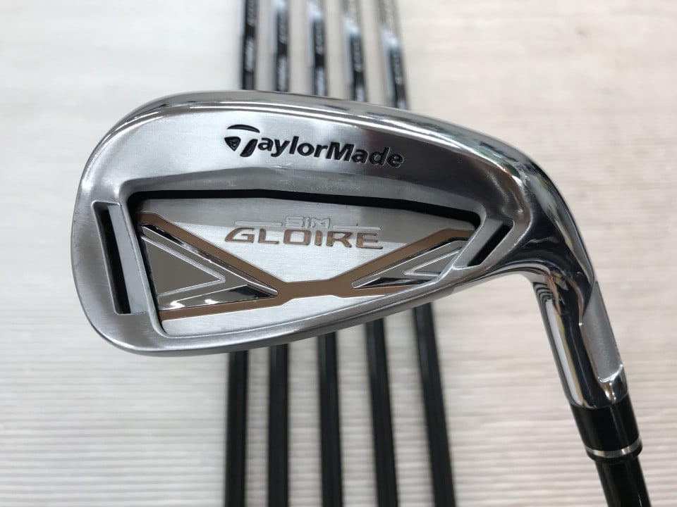 【中古】テーラーメイド SIM GLOIRE アイアンセット 3W Rフレックス 38.25インチ AIR Speeder TM Cランク 右利き用 Taylormade ゴルフ..