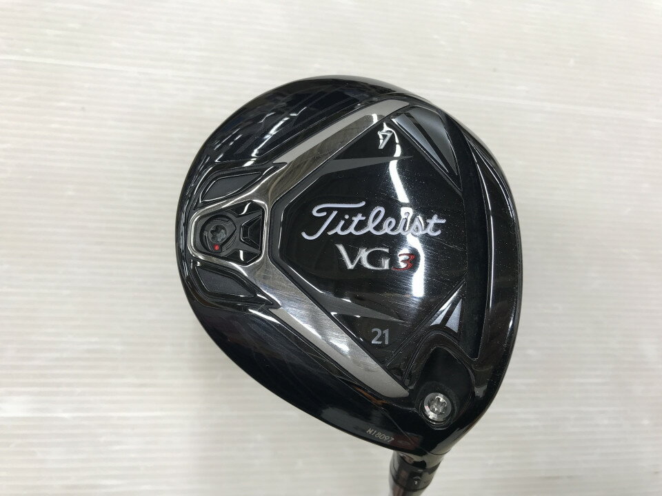 【中古】タイトリスト VG3 2018 フェアウェイウッド 7W 21° Rフレックス 42.0インチ ヘッドカバーあり VGF Cランク 右利き用 Titleist ゴルフクラブ ゴルフドゥ ゴルフ用品 GOLF DO 中古ゴルフクラブ