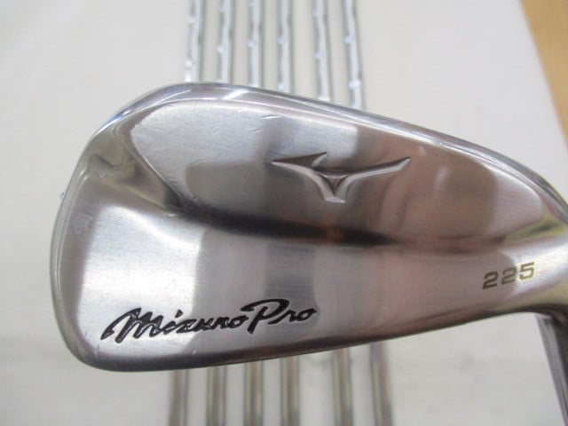 【中古】ミズノ Mizuno Pro 225 アイアンセット 24° S200フレックス 38.0インチ Dynamic Gold 85 リシャフト品 Cランク 右利き用 MIZUNO ゴルフクラブ ゴルフドゥ ゴルフ用品 GOLF DO 中古ゴルフクラブ