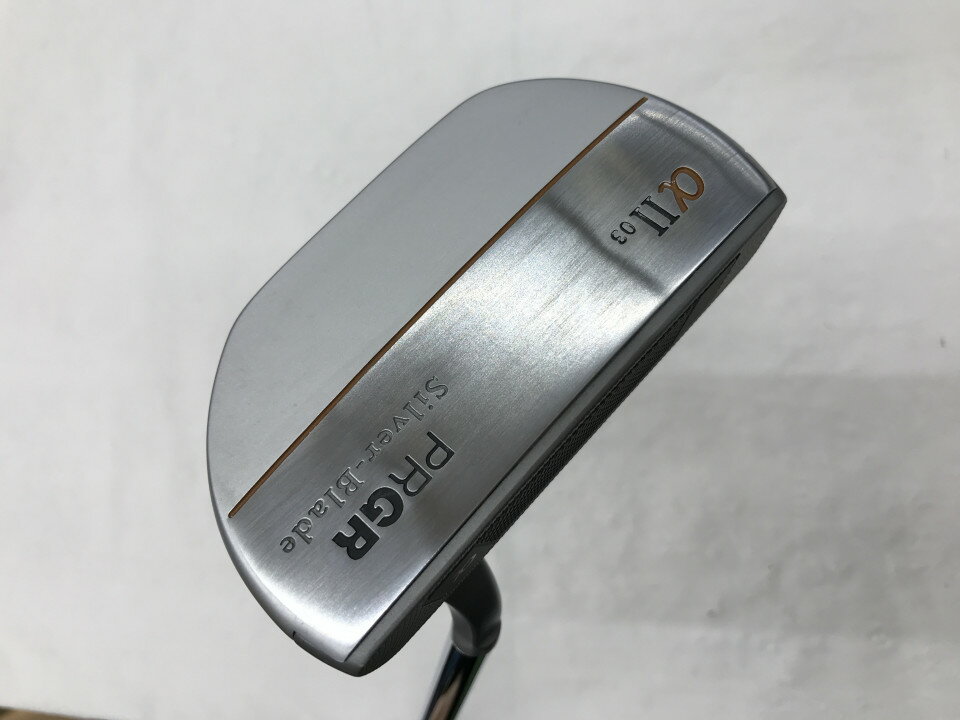 【中古】プロギア SILVER-BLADE α2-03 パター 34.0インチ ヘッドカバーあり オリジナルスチール Bランク 右利き用 PRGR SILVER-BLADE 2-03 ゴルフクラブ ゴルフドゥ ゴルフ用品 GOLF DO 中古ゴルフクラブ