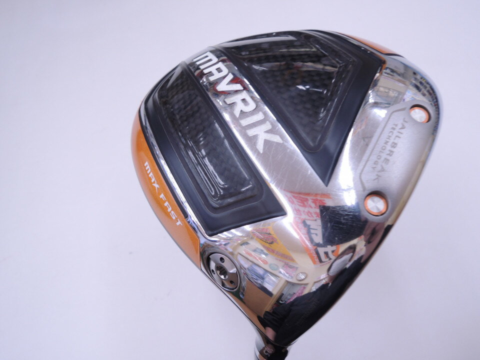 【中古】キャロウェイ MAVRIK MAX FAST ドライバー 10.5° Sフレックス 45.75インチ ヘッドカバーあり D..