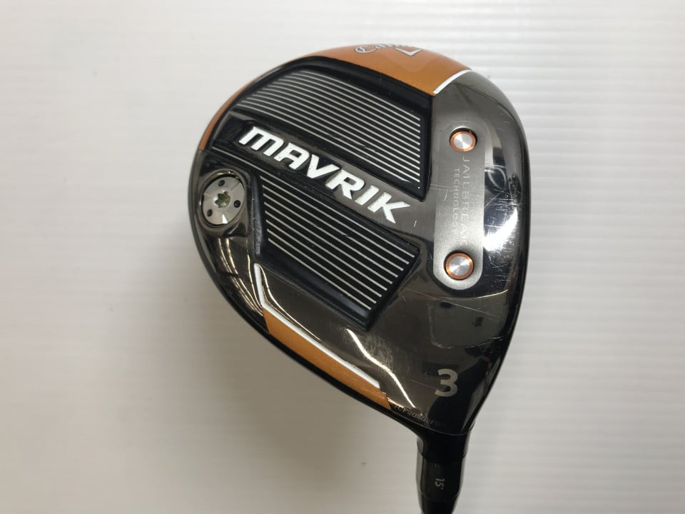 【中古】キャロウェイ MAVRIK フェアウェイウッド 3W 15° Sフレックス 43.0インチ KUROKAGE XT60 リシャフト品 Cランク 右利き用 Callaway ゴルフクラブ ゴルフドゥ ゴルフ用品 GOLF DO 中古ゴルフクラブ