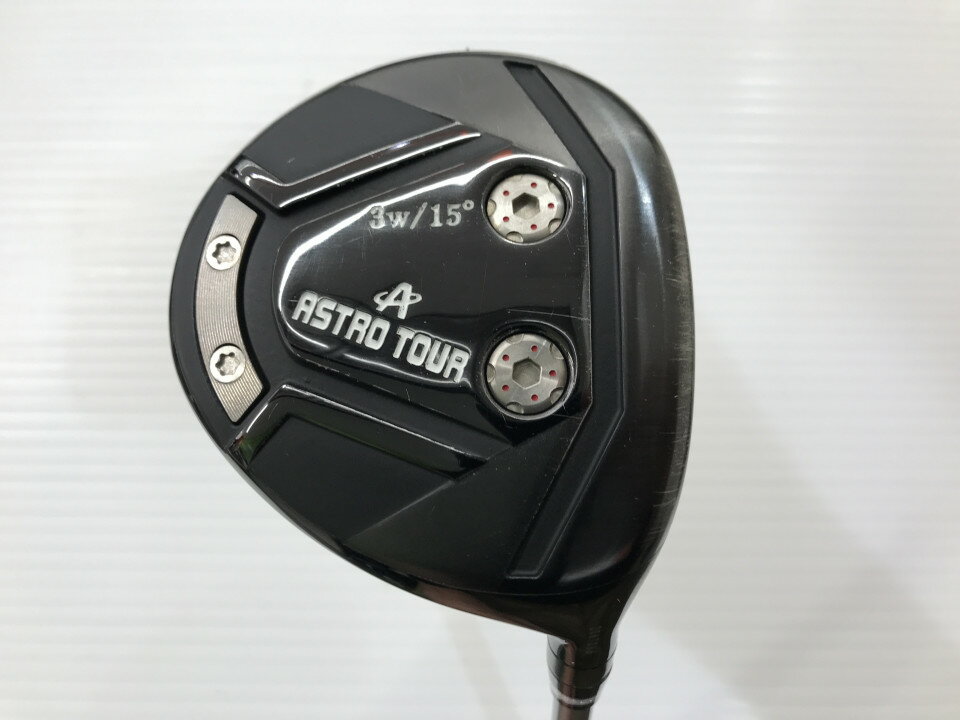 【中古】アストロ ASTRO TOUR F 2022 フェアウェイウッド 3W 15° Rフレックス 43.5インチ ヘッドカバーあり aG33-4 リシャフト品 Cランク 右利き用 ASTRO ゴルフクラブ ゴルフドゥ ゴルフ用品 GOLF DO 中