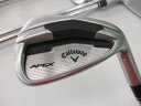 【中古】キャロウェイ APEX アイアンセット Sフレックス 37.5インチ NSプロ Zelos 7 リシャフト品 Cランク 右利き用 Callaway ゴルフク..