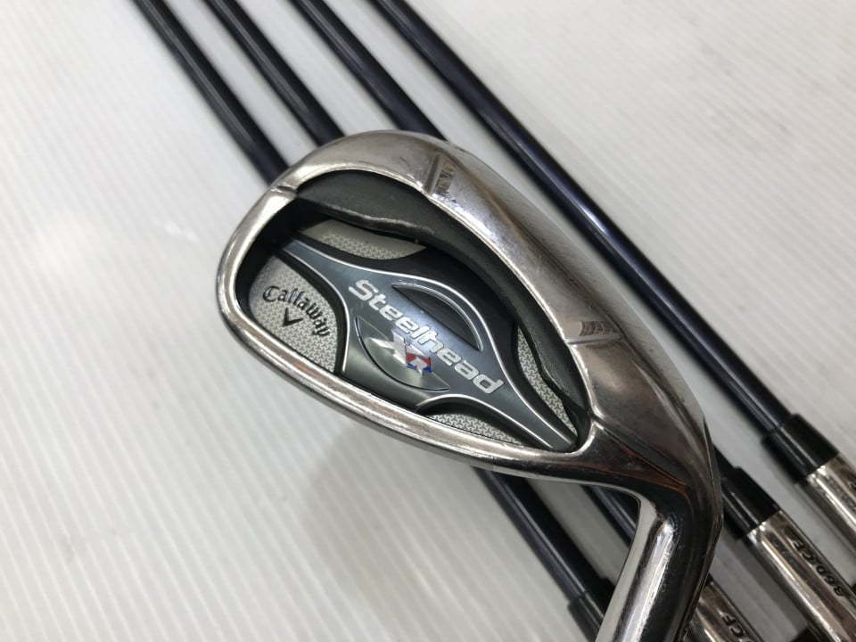 【中古】キャロウェイ Steelhead XR アイアンセット Rフレックス 37.5インチ XR Cランク 右利き用 Callaway ゴルフクラブ ゴルフドゥ ..