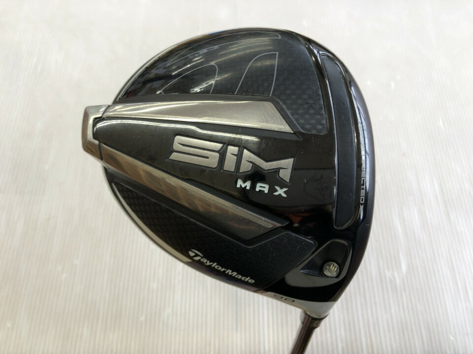 テーラーメイド SIM MAX ドライバー 9.0° Sフレックス 45.0インチ ツアーAD DJ-6 リシャフト品 Cランク 右利き用 Taylormade ゴルフクラブ ゴルフドゥ ゴルフ用品 GOLF DO 中古ゴルフクラブ