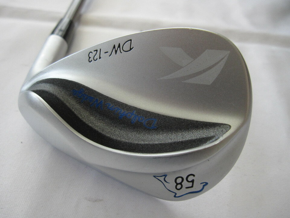 キャスコ Dolphin Wedge DW-123 シルバー ウェッジ 58° f4フレックス 35.0インチ SteelFiber fc 115 cw リシャフト品 Bランク 右利き用 Kasco ゴルフクラブ ゴルフドゥ ゴルフ用品 GOLF DO 中古ゴルフ