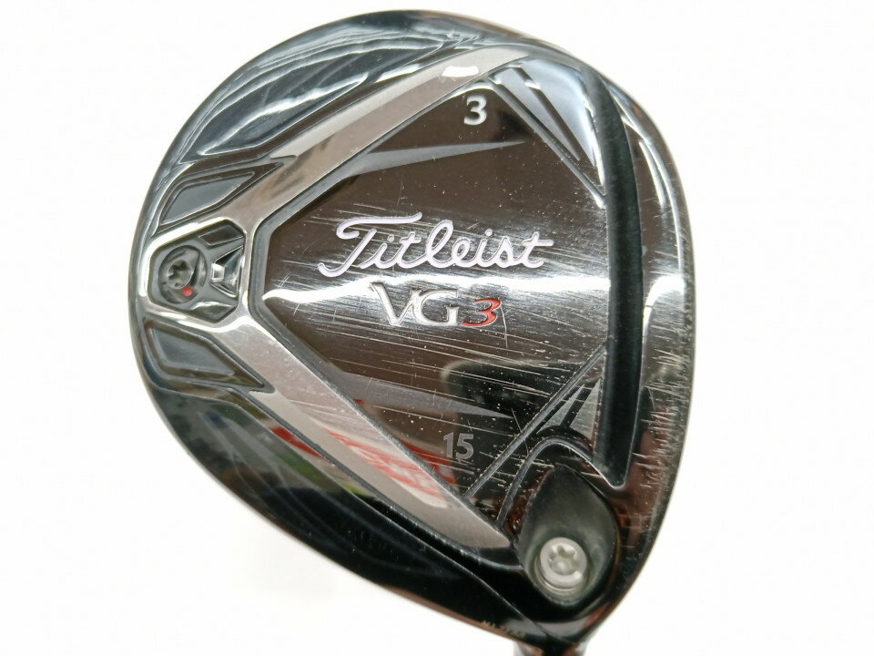 【中古】タイトリスト VG3 2018 フェアウェイウッド 3W 15° SRフレックス 43.0インチ VGF Dランク 右利き用 Titleist ゴルフクラブ ゴルフドゥ ゴルフ用品 GOLF DO 中古ゴルフクラブ