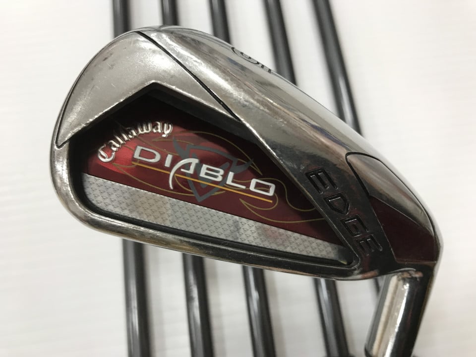 【中古】キャロウェイ DIABLO EDGE アイアンセット SRフレックス 38.0インチ DIABLO EDGE 65i Cランク 右利き用 Callaway ゴルフクラブ ゴルフドゥ ゴルフ用品 GOLF DO 中古ゴルフクラブ