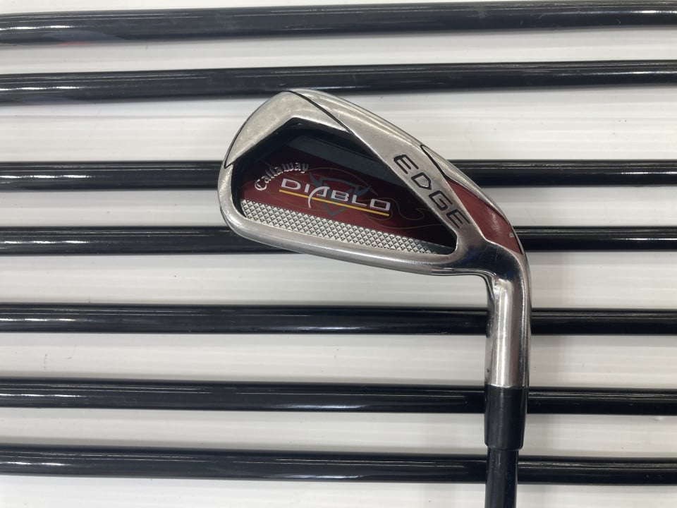 【中古】キャロウェイ DIABLO EDGE アイアンセット Rフレックス 38.25インチ DIABLO EDGE 65i Dランク 右利き用 Callaway ゴルフクラブ ゴルフドゥ ゴルフ用品 GOLF DO 中古ゴルフクラブ