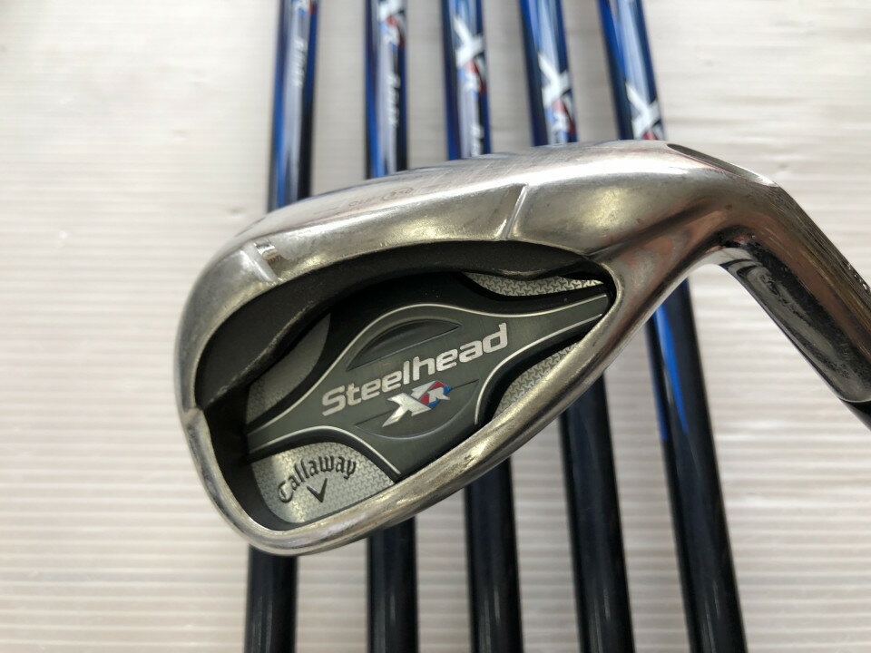 【中古】キャロウェイ Steelhead XR アイアンセット Rフレックス 38.25インチ XR Cランク 右利き用 Callaway ゴルフクラブ ゴルフドゥ ..