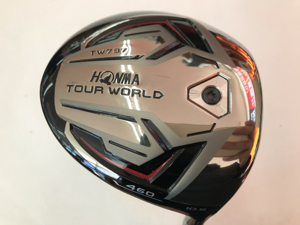 【中古】ホンマゴルフ TOUR WORLD TW737 460 ドライバー 10.5° Sフレックス 45.5インチ ヘッドカバーあり VIZARD EX-A65 Cランク 右利..