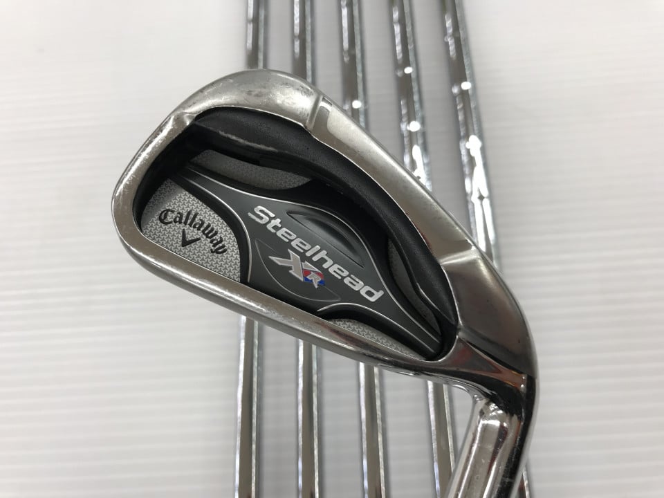 【中古】キャロウェイ Steelhead XR アイアンセット 23° Sフレックス 38.25インチ NSプロ950GH Cランク 右利き用 Callaway ゴルフクラ..