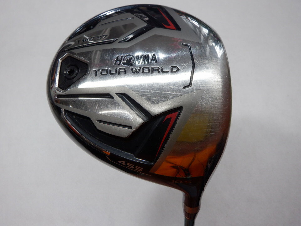 【中古】ホンマゴルフ TOUR WORLD TW737 455 ドライバー 10.5° Rフレックス 45.5インチ ヘッドカバーあり VIZARD EX-A55 Dランク 右利..