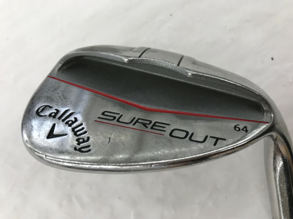 【中古】キャロウェイ SURE OUT ウェッジ 64° Sフレックス 35.0インチ NSプロ950GH Cランク 右利き用 Callaway ゴルフクラブ ゴルフドゥ ゴルフ用品 GOLF DO 中古ゴルフクラブ