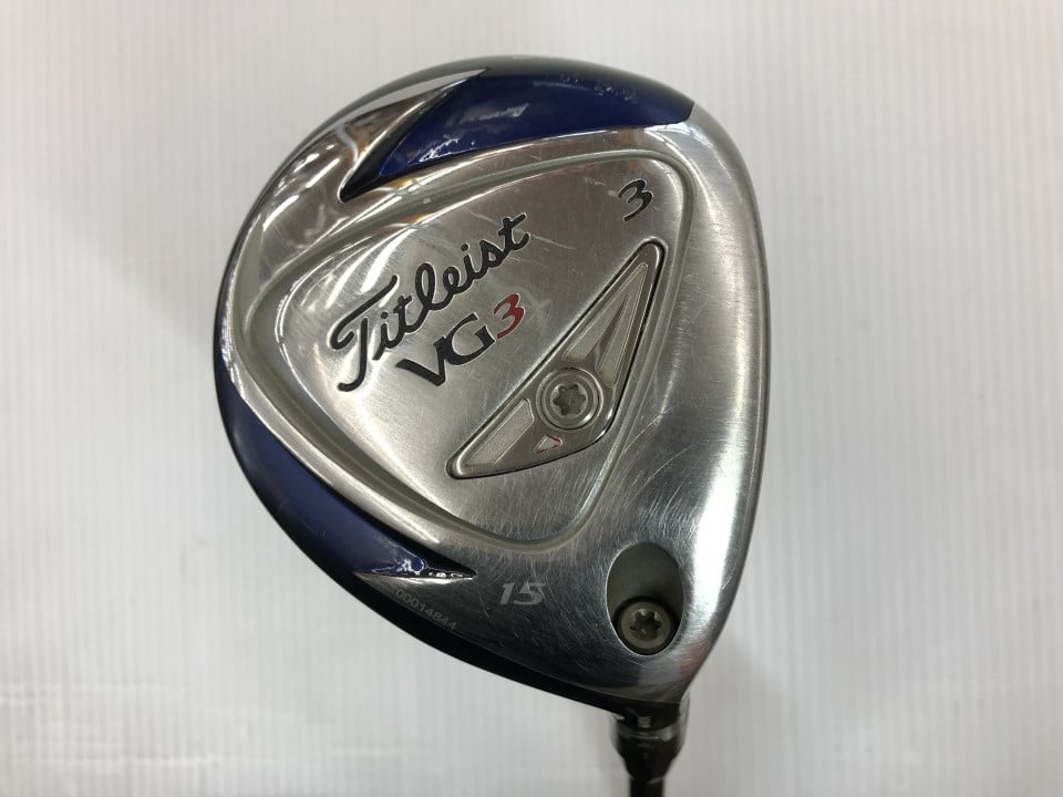 【中古】タイトリスト VG3 2014 フェアウェイウッド 3W 15° Sフレックス 43.25インチ タイトリストVG F Dランク 右利き用 Titleist ゴルフクラブ ゴルフドゥ ゴルフ用品 GOLF DO 中古ゴルフクラブ