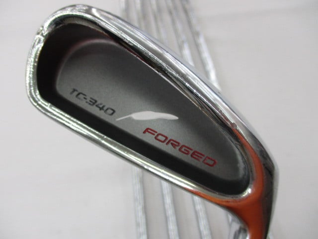 【中古】フォーティーン TC-340 FORGED アイアンセット Sフレックス 39.5インチ ZELOS　7 リシャフト品 Cランク 右利き用 FOURTEEN ゴ..