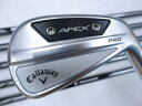 【中古】キャロウェイ APEX PRO 2024 アイアンセット Rフレックス 38.0インチ MC 80 for CW リシャフト品 Cランク 右利き用 Callaway ..