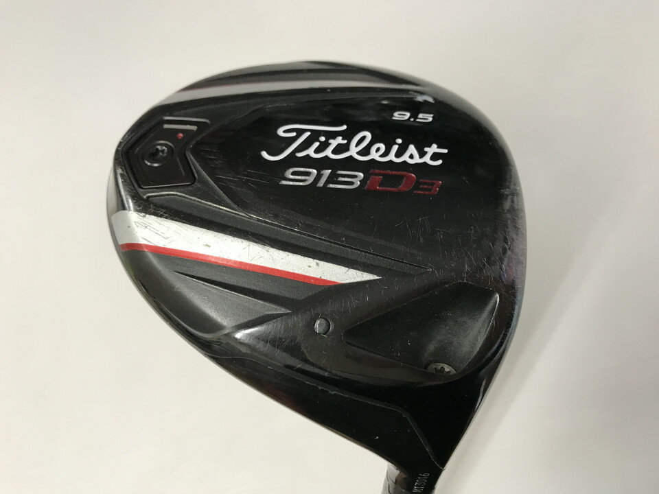 【中古】タイトリスト 913D3 ドライバー 9.5° Sフレックス 45.0インチ ツアーAD GT-6 Dランク 右利き用 Titleist ゴルフクラブ ゴルフドゥ ゴルフ用品 GOLF DO 中古ゴルフクラブ