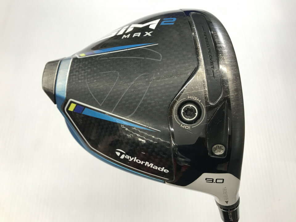 テーラーメイド SIM2 MAX ドライバー 9.0° Sフレックス 45.75インチ ヘッドカバーあり TENSEI BLUE TM50(SIM2) Dランク 右利き用 Taylormade ゴルフクラブ ゴルフドゥ ゴルフ用品 GOLF DO 中古ゴルフ