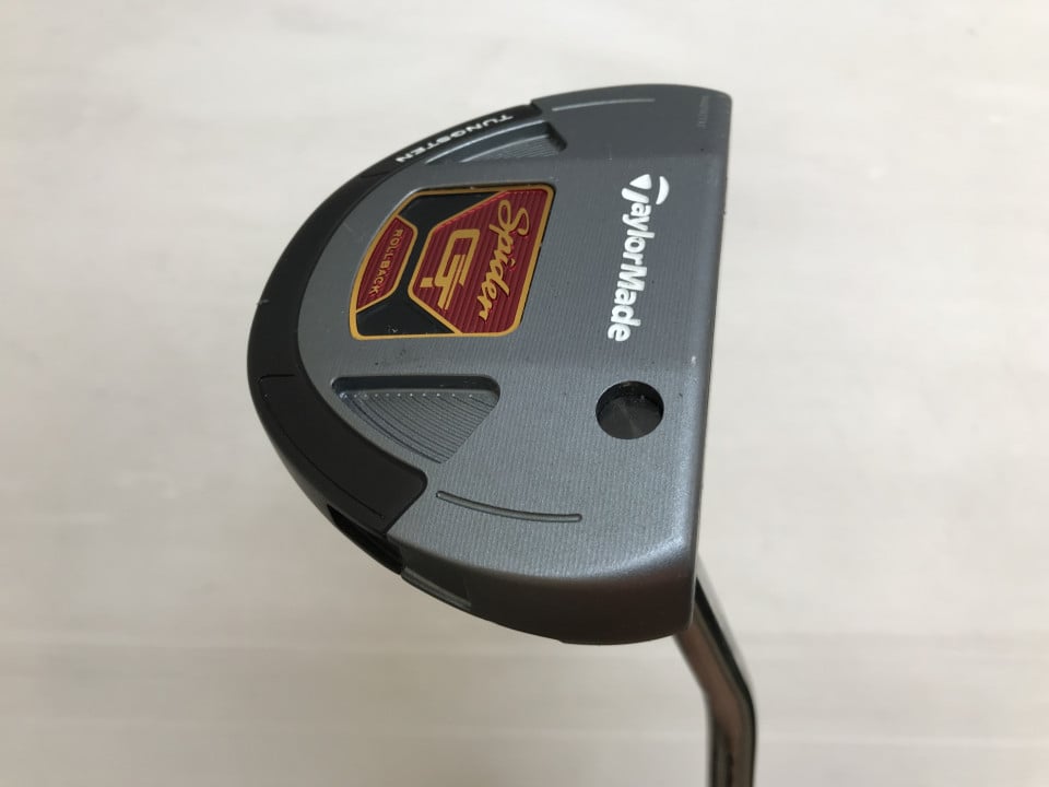 テーラーメイド Spider GT ROLLBACK SINGLE BEND パター 34.0インチ ヘッドカバーあり オリジナルスチール Cランク 右利き用 Taylormade ゴルフクラブ ゴルフドゥ ゴルフ用品 GOLF DO 中古ゴルフク