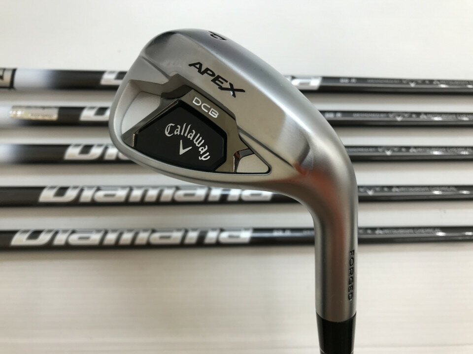 キャロウェイ APEX DCB 2021 アイアンセット 23° Rフレックス 38.0インチ Diamana 55 for Callaway Cランク 右利き用 Callaway ゴルフクラブ ゴルフドゥ ゴルフ用品 GOLF DO 中古ゴルフクラブ