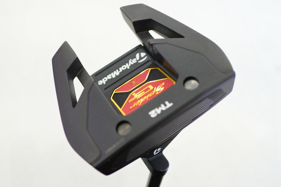 【中古】テーラーメイド Spider GT BLACK TM2 パター 33.0インチ ヘッドカバーあり オリジナルスチール Cランク 右利き用 Taylormade ゴルフクラブ ゴルフドゥ ゴルフ用品 GOLF DO 中古ゴルフクラブ