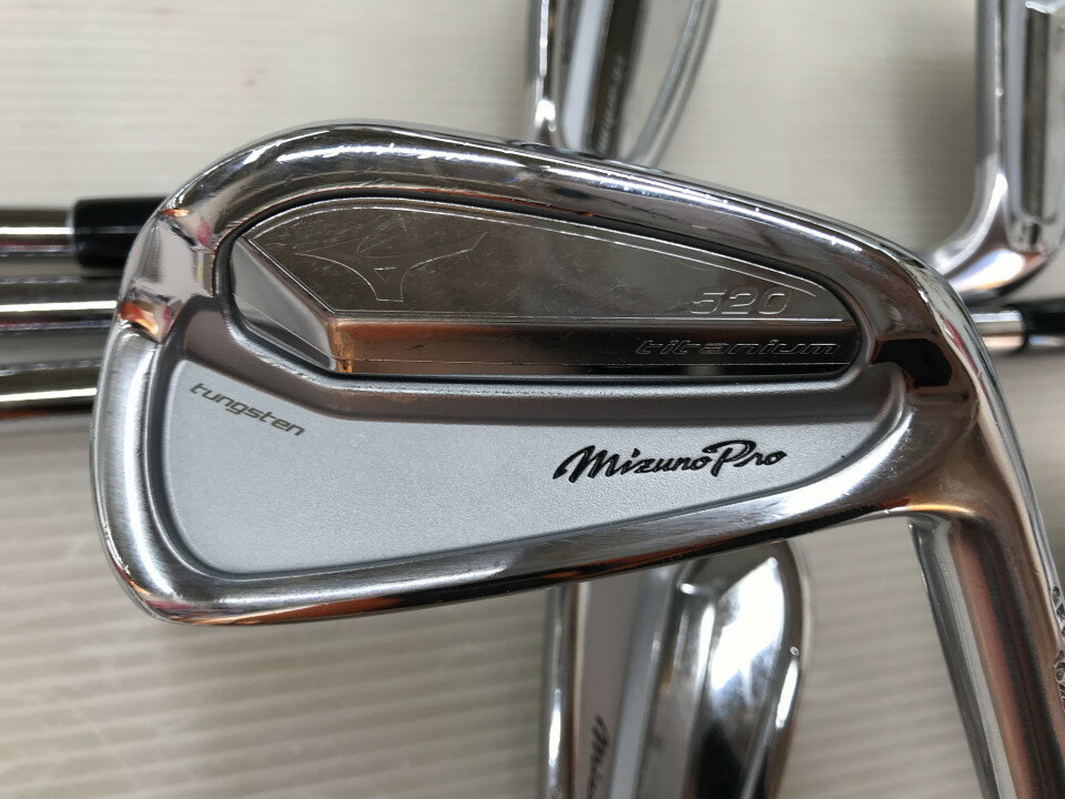 【中古】ミズノ Mizuno Pro 520 アイアンセット Sフレックス 38.25インチ NSプロ MODUS 3 SYSTEM 3 TOUR 125 Cランク 右利き用 MIZUNO ゴルフクラブ ゴルフドゥ ゴルフ用品 GOLF DO 中古ゴルフクラブ