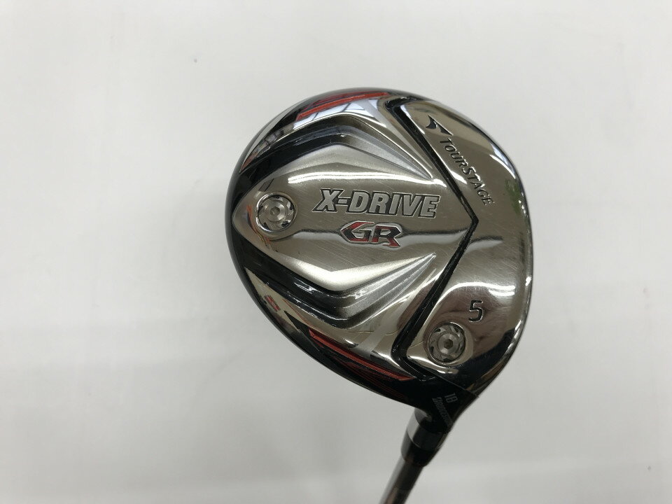 【中古】ブリヂストン ツアーステージ X-DRIVE GR (2012) フェアウェイウッド 5W 18° Rフレックス 42.5インチ ツアーAD B12-03w Dランク 右利き用 BRIDGESTONE ゴルフクラブ ゴルフドゥ ゴルフ用品 GOLF DO