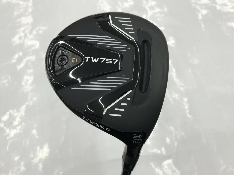 ホンマゴルフ TOUR WORLD TW757 フェアウェイウッド 3W 15° Rフレックス 43.0インチ VIZARD for TW757 50 Cランク 右利き用 ゴルフクラブ ゴルフドゥ ゴルフ用品 GOLF DO 中古ゴルフクラブ