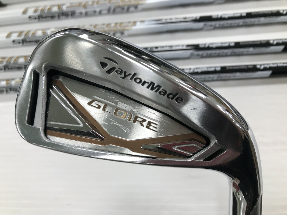 【中古】テーラーメイド SIM GLOIRE アイアンセット SRフレックス 37.75インチ AIR Speeder TM Cランク 右利き用 Taylormade ゴルフク..