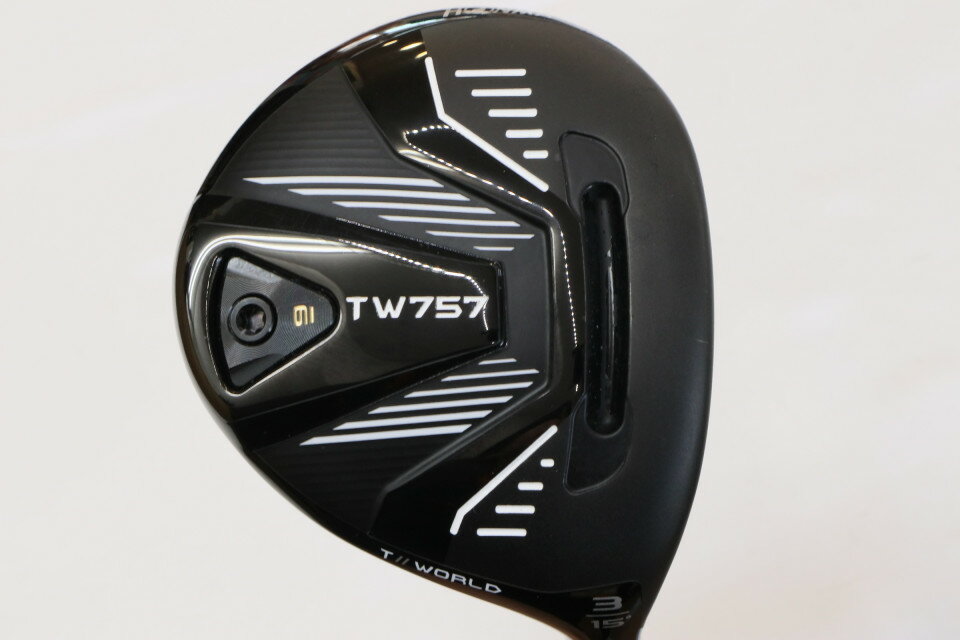 ホンマゴルフ TOUR WORLD TW757 フェアウェイウッド 3W 15° Sフレックス 43.0インチ ヘッドカバーあり VIZARD for TW757 50 Cランク 右利き用 ゴルフクラブ ゴルフドゥ ゴルフ用品 GOLF DO 中古ゴル