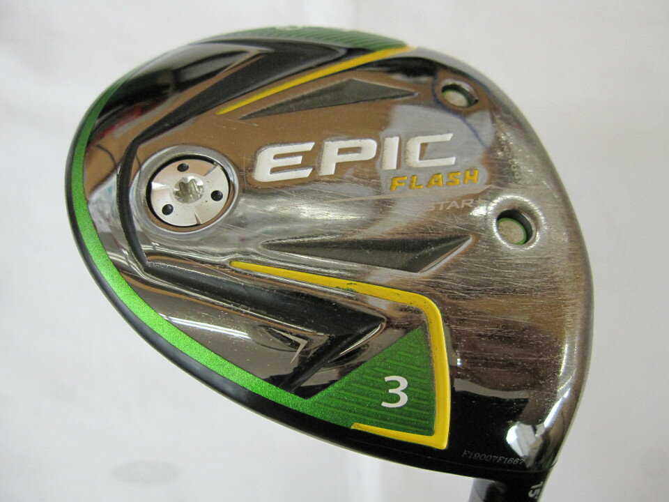 【中古】キャロウェイ EPIC FLASH STAR フェアウェイウッド 3W 15° Sフレックス 43.25インチ ヘッドカバーあり Speeder EVOLUTION 5 FW 50 Cランク 右利き用 Callaway ゴルフクラブ ゴルフドゥ ゴルフ用品 GOL