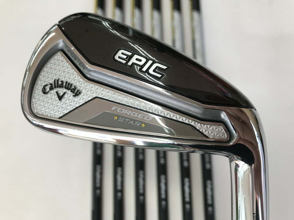 【中古】キャロウェイ EPIC FORGED STAR アイアンセット Rフレックス 38.5インチ Speeder EVOLUTION for CW Cランク 右利き用 Callaway ゴルフクラブ ゴルフドゥ ゴルフ用品 GOLF DO 中古ゴルフクラブのサムネイル