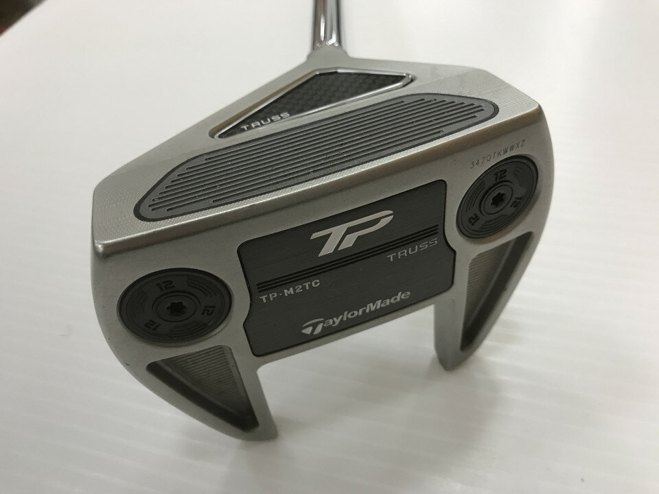 【中古】テーラーメイド TP TRUSS M2TC パター 33.0インチ ヘッドカバーあり オリジナルスチール Cランク 右利き用 Taylormade ゴルフクラブ ゴルフドゥ ゴルフ用品 GOLF DO 中古ゴルフクラブ