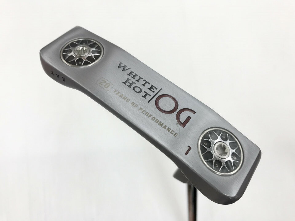 【中古】オデッセイ ホワイト ホット OG #1 パター 34.0インチ ヘッドカバーあり オリジナルスチール Aランク 右利き用 ODYSSEY ゴルフクラブ ゴルフドゥ ゴルフ用品 GOLF DO 中古ゴルフクラブ