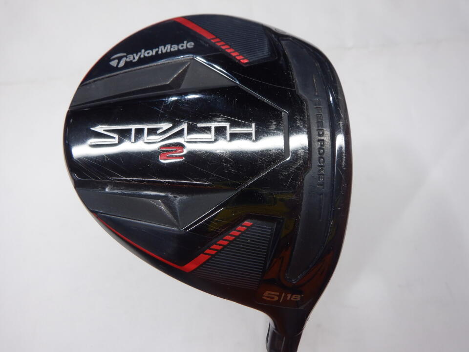 【中古】テーラーメイド STEALTH2 フェアウェイウッド 5W 18° Sフレックス 42.0インチ ヘッドカバーあり ツアーAD DI-6 リシャフト品 Cランク 右利き用 Taylormade ゴルフクラブ ゴルフドゥ ゴルフ用