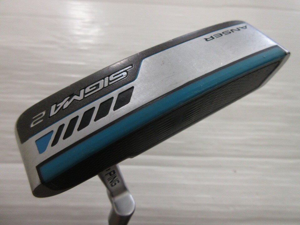 【中古】ピン SIGMA 2 ANSER Platinum パター 33.0インチ オリジナルスチール(PP58グリップ) Cランク 右利き用 PING ゴルフクラブ ゴルフドゥ ゴルフ用品 GOLF DO 中古ゴルフクラブ