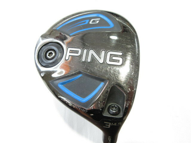 【中古】ピン G フェアウェイウッド 3W 14.5° Sフレックス 43.0インチ ヘッドカバーあり Speeder 661EVOLUTION 3 リシャフト品 Dランク 右利き用 PING ゴルフクラブ ゴルフドゥ ゴルフ用品 GOLF DO 中古ゴ