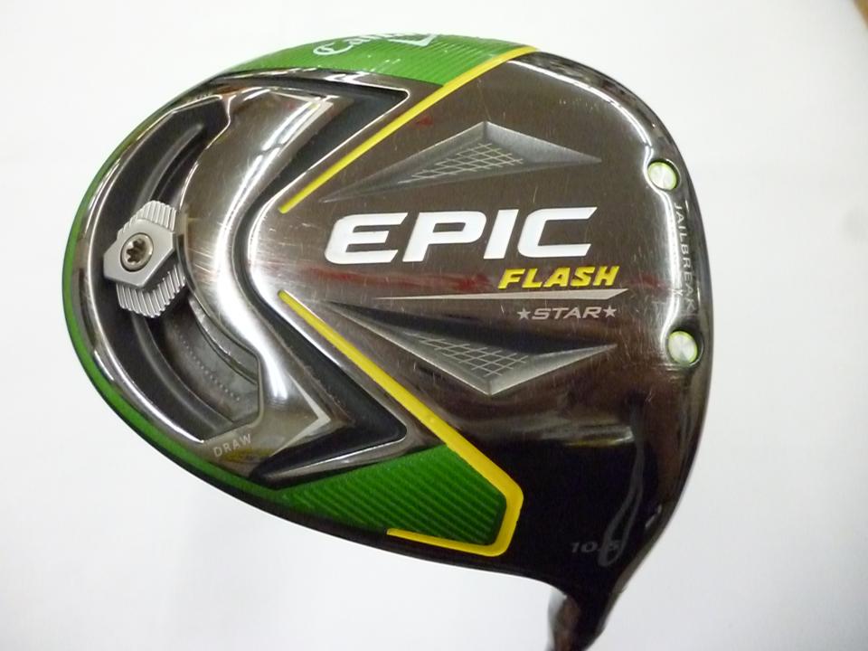 【中古】キャロウェイ EPIC FLASH STAR ドライバー 10.5° SRフレックス 45.75インチ ヘッドカバーあり ..