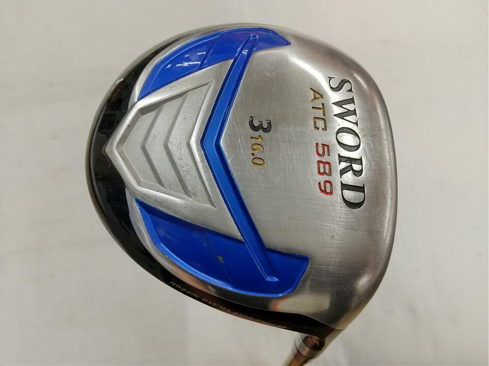 【中古】カタナゴルフ SWORD ATC 589 フェアウェイウッド 3W 16° SRフレックス 43.0インチ Motore Speeder 589 (SWORD) Cランク 右利き用 KATANA ゴルフクラブ ゴルフドゥ ゴルフ用品 GOLF DO 中古ゴルフクラブ