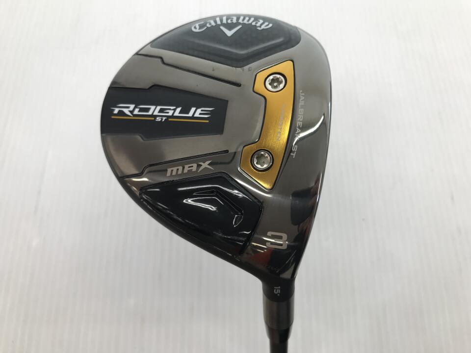 【中古】キャロウェイ ROGUE ST MAX フェアウェイウッド 3W 15° SRフレックス 43.0インチ ヘッドカバーあり VENTUS 5 for Callaway Cランク 右利き用 Callaway ゴルフクラブ ゴルフドゥ ゴルフ用品 GOLF DO 中