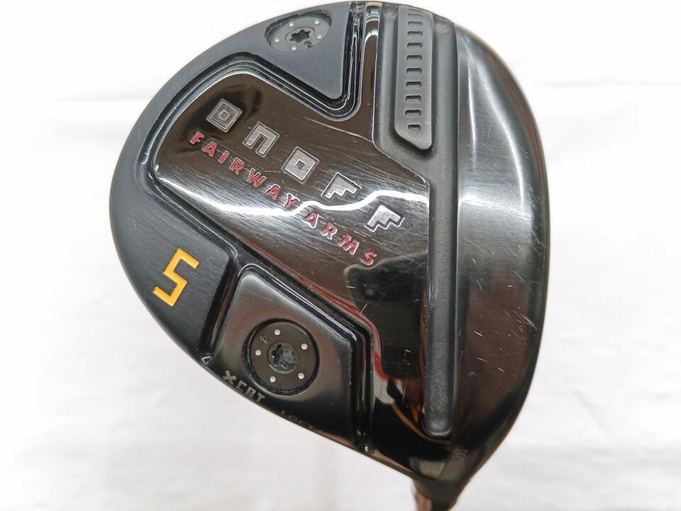 【中古】グローブライド ONOFF FAIRWAY ARMS KURO 2024 フェアウェイウッド 5W 18° Sフレックス 42.25インチ ヘッドカバーあり LABO SPECTataki50 リシャフト品 Cランク 右利き用 GLOBERIDE ゴルフクラブ ゴル