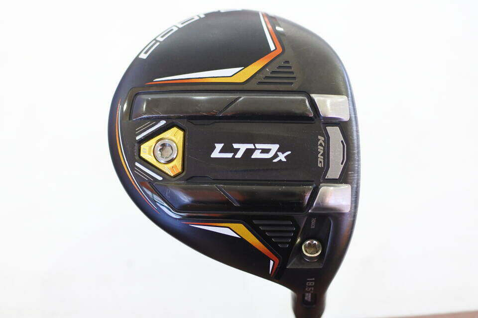 【中古】コブラ KING LTDx Gold/Black フェアウェイウッド 5W 18.5° Sフレックス 42.5インチ ヘッドカバーあり ディアマナ PD60 Cランク 右利き用 COBRA ゴルフクラブ ゴルフドゥ ゴルフ用品 GOLF DO 中古