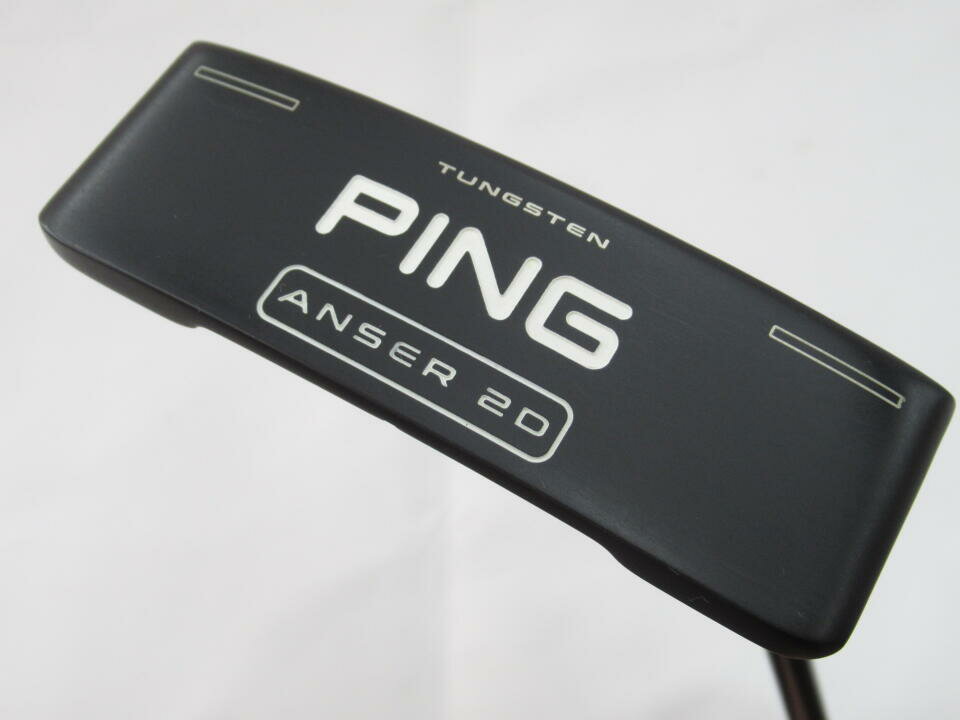 【中古】ピン 2023 ANSER 2D パター 34.0インチ ヘッドカバーあり オリジナルカーボン Bランク 右利き用 PING ゴルフクラブ ゴルフドゥ ゴルフ用品 GOLF DO 中古ゴルフクラブ