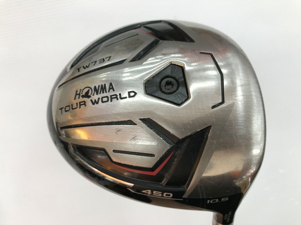 【1日限定】5月18日00:00~23:59 対象商品限定ポイント5倍！【中古】ホンマゴルフ TOUR WORLD TW737 450 ドライバー 10.5° Sフレックス ..