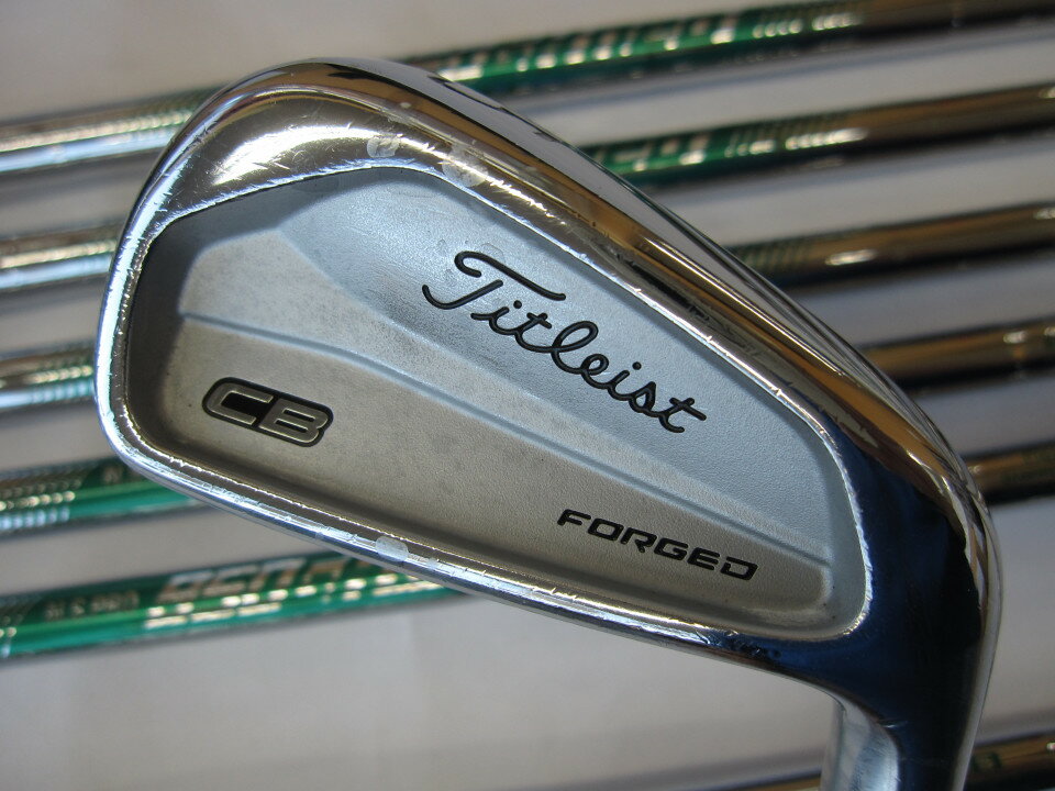 【中古】タイトリスト CB 718 アイアンセット 26° Sフレックス 38.0インチ NS PRO 950GH neo リシャフト品 Cランク 右利き用 Titleist ゴルフクラブ ゴルフドゥ ゴルフ用品 GOLF DO 中古ゴルフクラブ