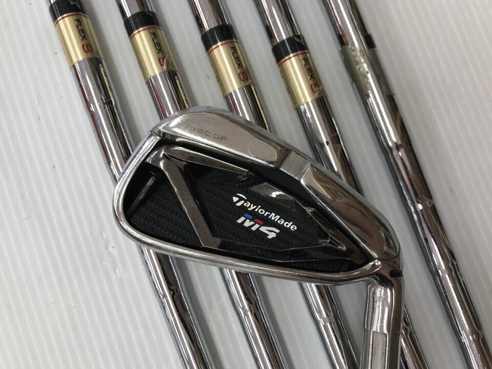 【中古】テーラーメイド M4 アイアンセット 21.5° Sフレックス 38.0インチ REAX90 JP Cランク 右利き用 Taylormade ゴルフクラブ ゴルフドゥ ゴルフ用品 GOLF DO 中古ゴルフクラブ