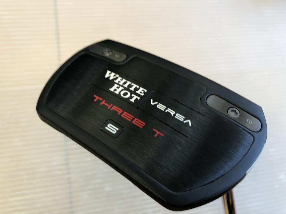 【中古】オデッセイ WHITE HOT VERSA THREE T パター 34.0インチ ヘッドカバーあり オリジナルスチール Cランク 右利き用 ODYSSEY ゴルフクラブ ゴルフドゥ ゴルフ用品 GOLF DO 中古ゴルフクラブ