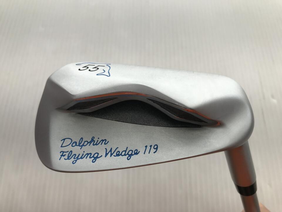 【中古】キャスコ Dolphin Flying Wedge DFW-119 ウェッジ 55° WEDGEフレックス 34.0インチ Dolphin DP-201 (ジャンボグリップ) Cランク 右利き用 Kasco ゴルフクラブ ゴルフドゥ ゴルフ用品 GOLF DO 中古ゴルフ